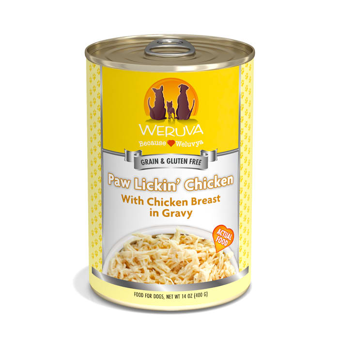 Weruva Human Style Grain-Free Paw Lickin' Chicken Wet Dog...