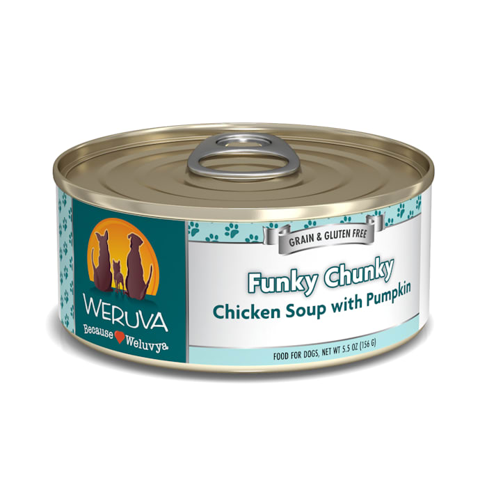 (24 Pack) Weruva Human Style Funky Chunky Chicken Soup wi...