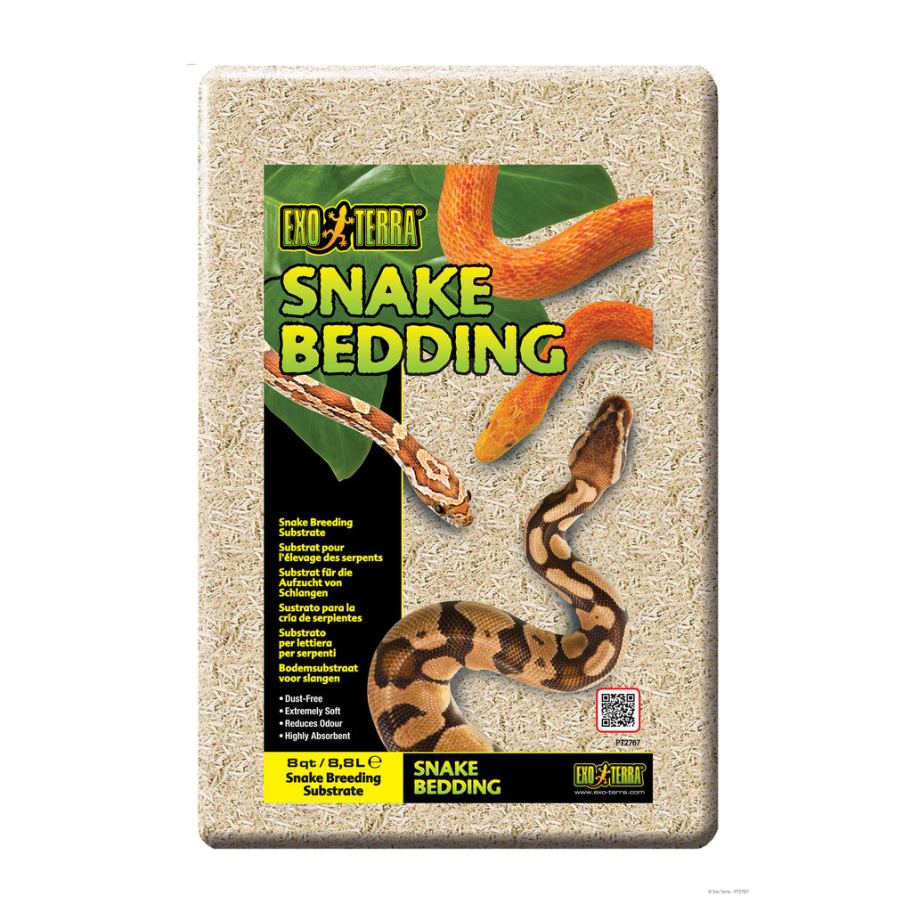 Exo Terra Snake Bedding 8 Qt - Natural Aspen Reptile Substrate