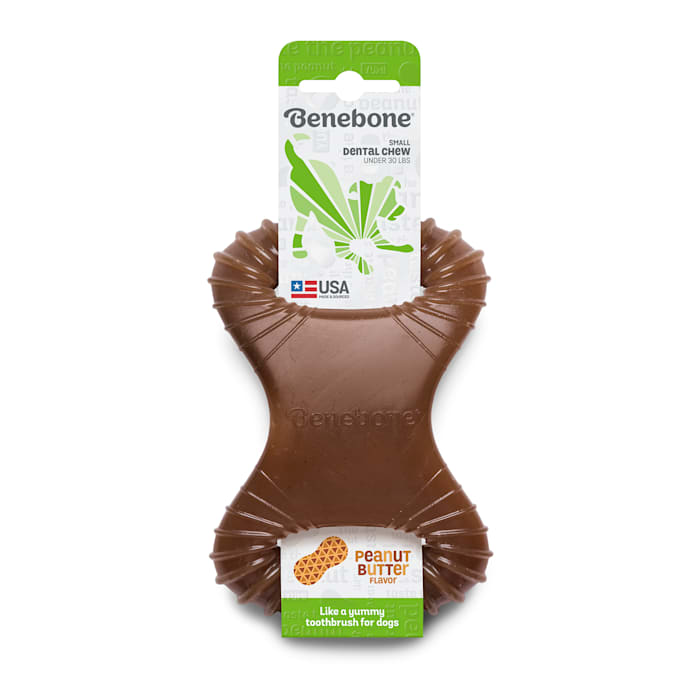 Benebone Dental Chew Peanut Butter Small Dog Toy