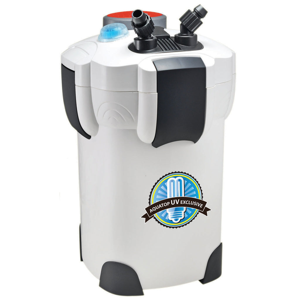 Aquatop CF-500UV MKII Canister Filter - 525 GPH with 9W/13W UV Sterilizer - For Up to 175 Gallon Aquariums
