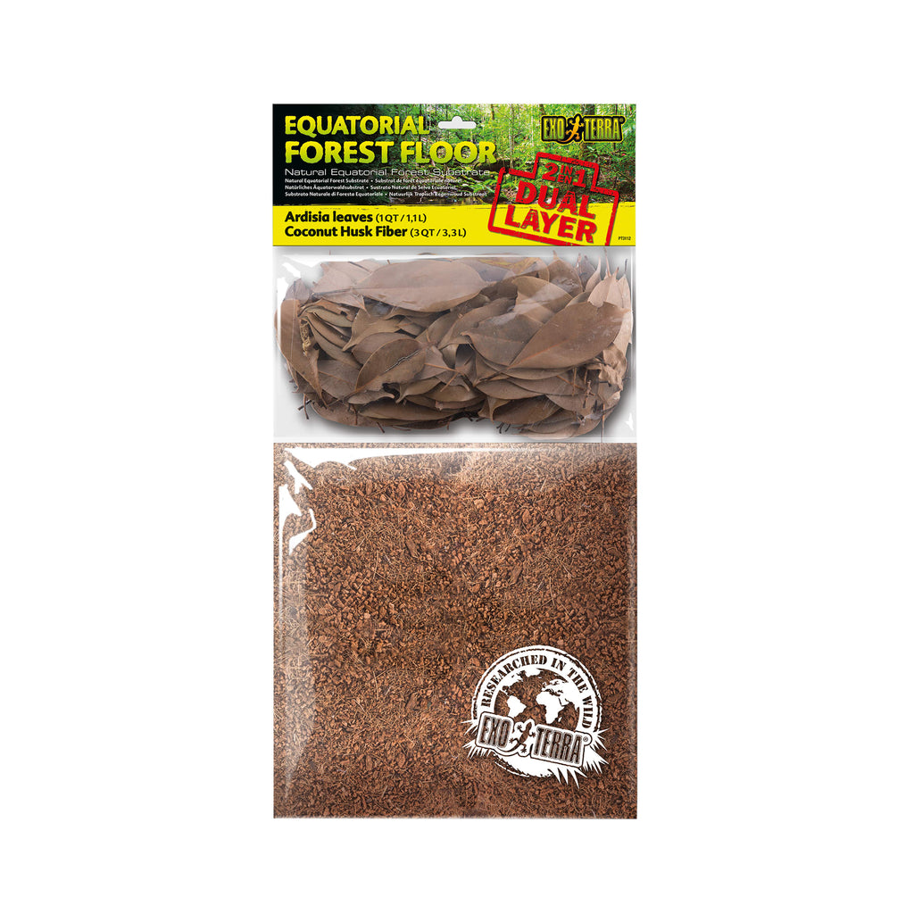 Exo Terra Equatorial Forest Floor Substrate - 4qt Terrarium Bedding