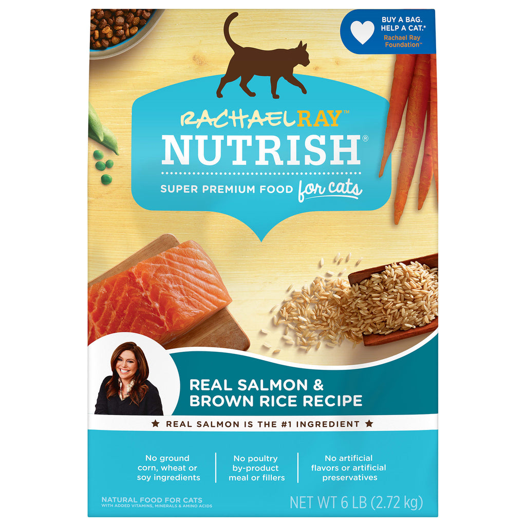 Rachael Ray Nutrish Real Salmon & Brown Rice Recipe Dry C...