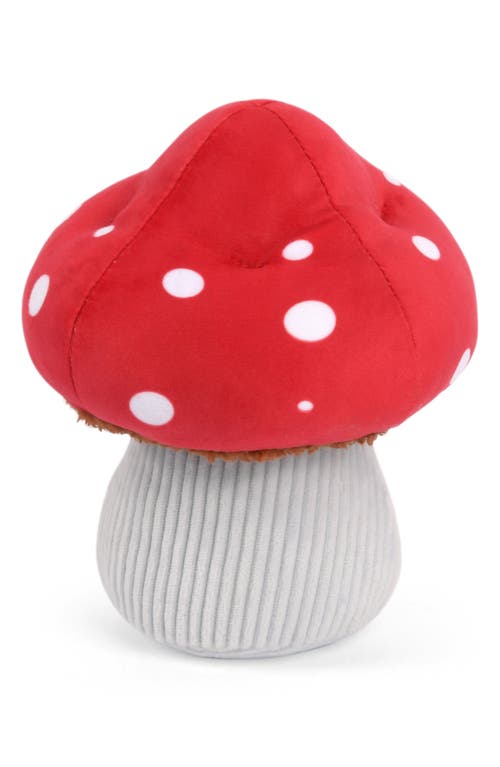 P.L.A.Y. Blooming Buddies Mutt Mushroom Dog Toy - Plush Squeaky Chew Toy for Puppies & Small to Large Dogs - Machine Washable