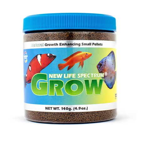 New Life Spectrum Grow Fry Pellet Fish Food - For Fry, Juvenile and Young Fish - 140g