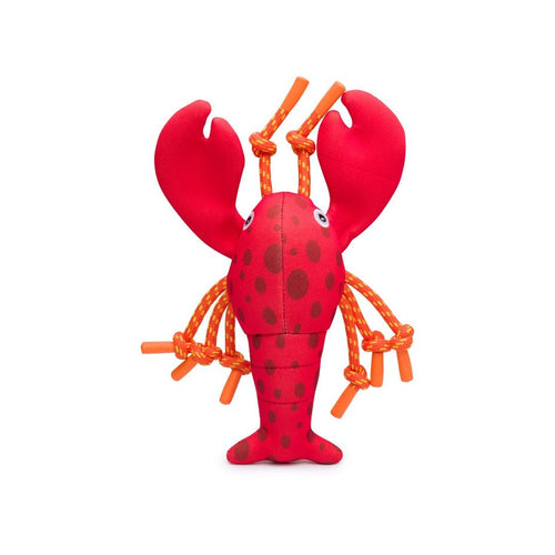 Fab Dog Floatie Lobster Dog Toy - Squeaky Plush for Water & Play