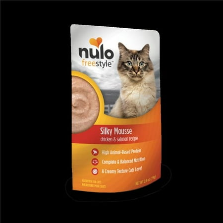 Nulo Freestyle 66102504 2.8 oz Grain Free Mousse for Cats Chicken & Salmon