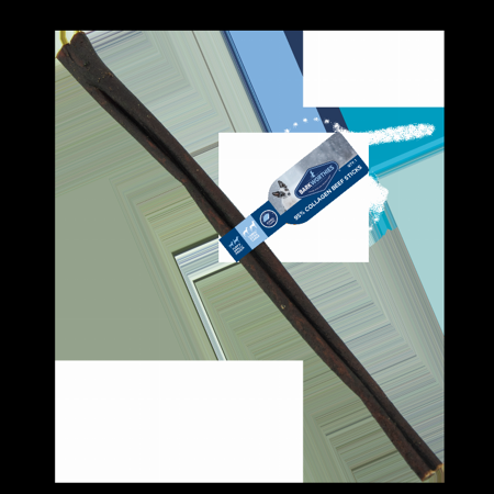 Barkworthies 12" Collagen Beef Stick Dog Chew Treat - Grain Free