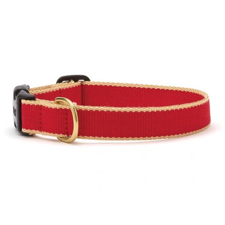 Up Country RTBBCMN Red & Tan Bamboo Pet Collar - Medium N...