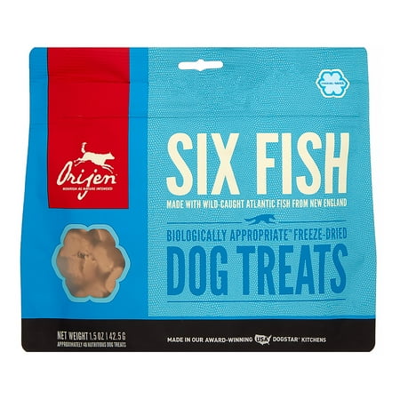Orijen Six Fish Freeze Dried Dog Treats - 1.5 oz Grain Free