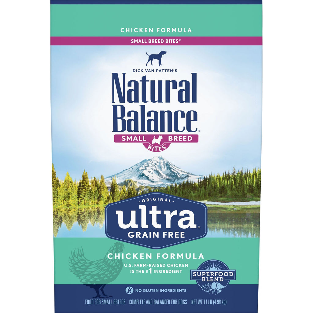 Natural Balance Ultra Grain Free Chicken Formula Small Breed Dry Dog Food 11lb