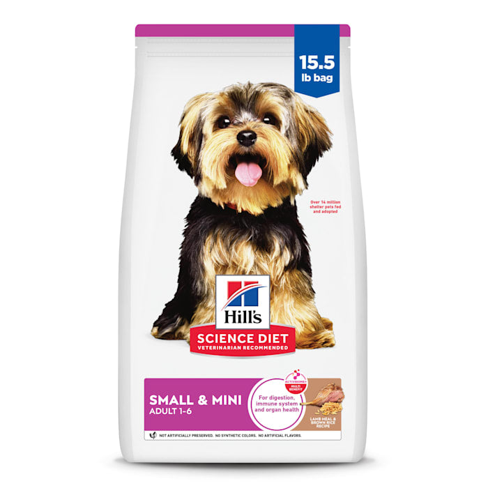 Hill's Science Diet Adult Small Paws Lamb Meal & Brown Ri...