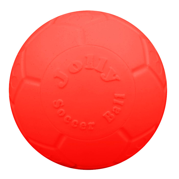 Jolly Pets Soccer Ball Green 6 inch Apple Scented Rubber ...
