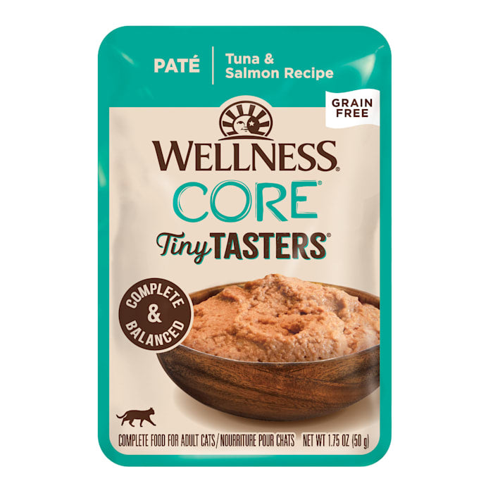 Wellness CORE Tiny Tasters Tuna & Salmon Pate Grain Free ...