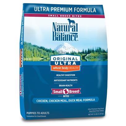Natural Balance Original Ultra Premium Small Breed Bites Dry Dog Food, 4.5 lb Bag
