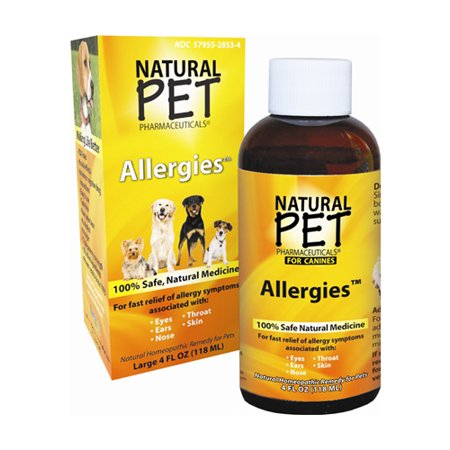 Natural Pet Homeopathic Allergy Relief For Canines - 4 Oz