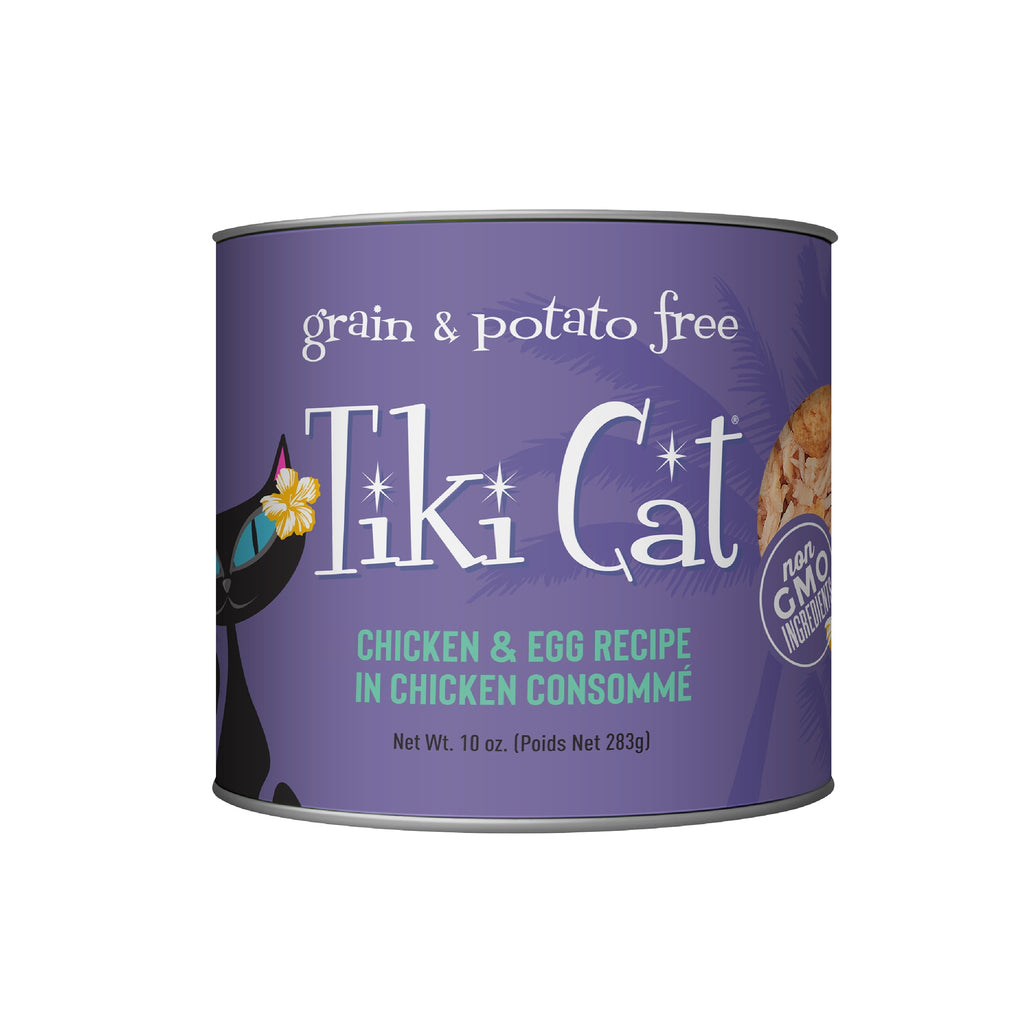 TIKI PETS Cat Luau Grain Free Canned Wet Food for Adult C...