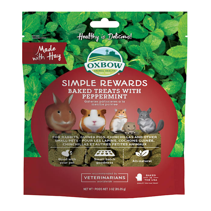 Oxbow Simple Rewards Baked with Peppermint Small Animal T...