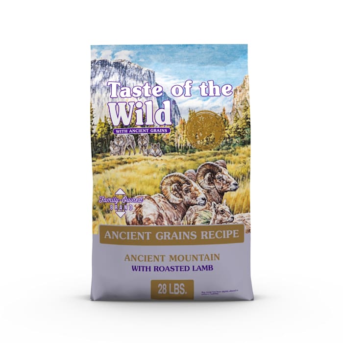 Taste of the Wild Ancient Mountain with Roasted Lamb Dry Dog Food, 28 lb Bag
