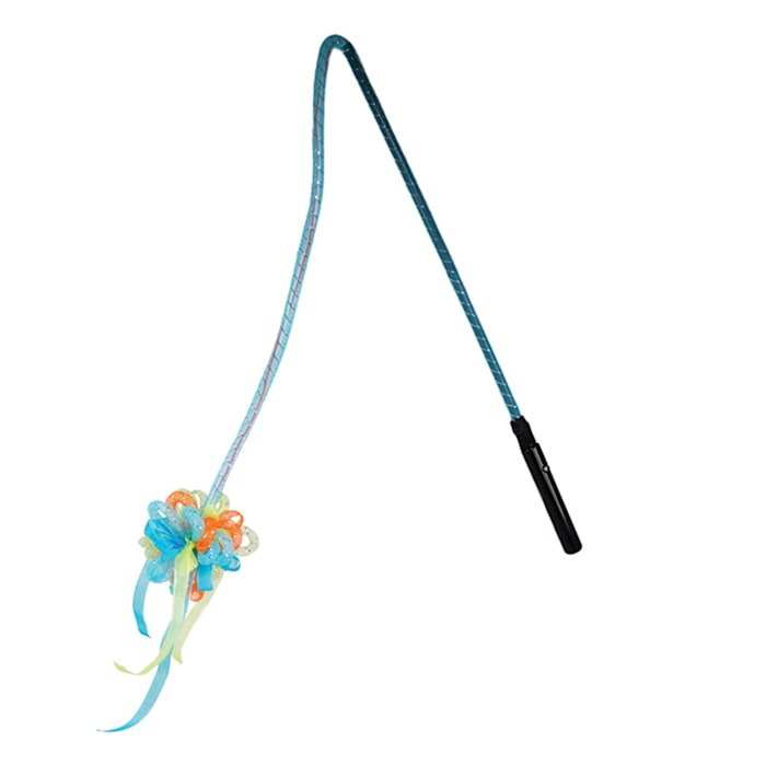 KONG Laser Teaser Ribbons Wand Cat Toy Multi-Color
