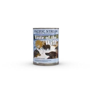Taste of the Wild Pacific Stream Canine Recipe, Salmon in Gravy Wet Dog Food, 13.2 oz Can