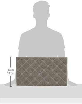 Petmate Grid Litter Catcher Mat - Stone - 23 x 13 inch Litter Mat