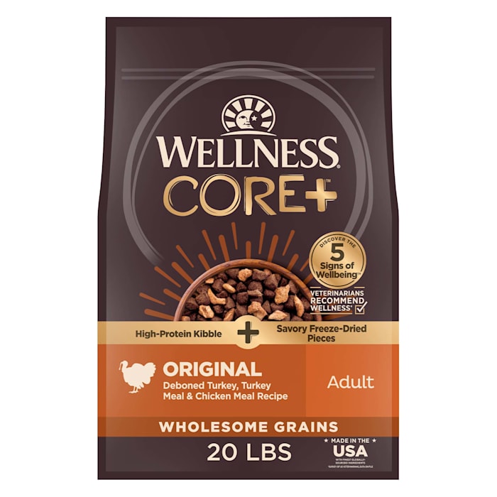 Wellness CORE+ Grained Dry Dog Food  Original Recipe with...