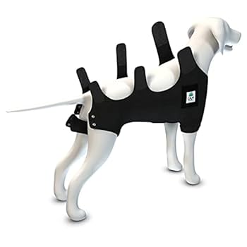 Calm Paws Recovery Vest XL with Calming Disc - Extra Large Dog Post-Surgery Wound Protection