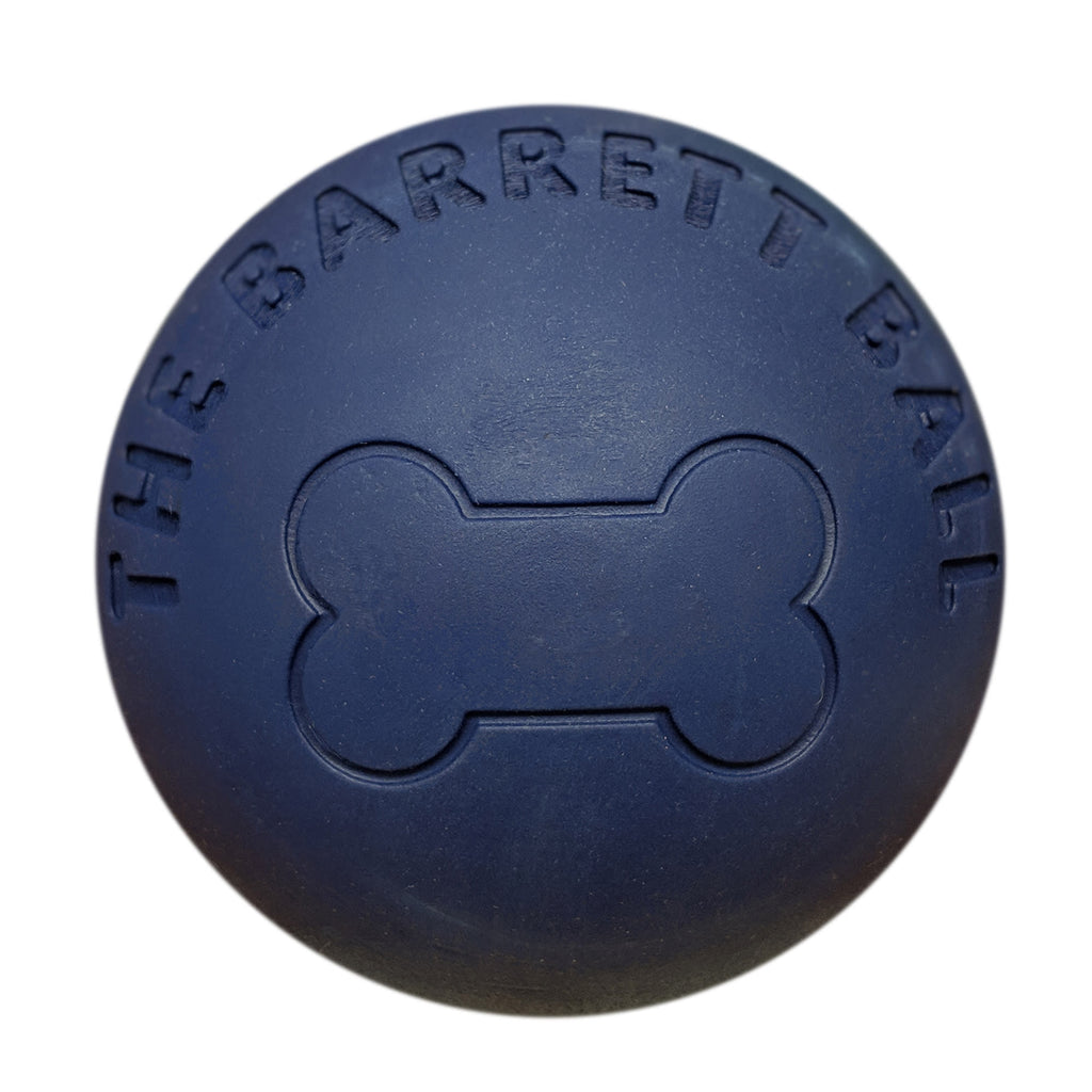Ethical Pet Barrett Ball - 4 inch Durable Rubber Dog Toy - Medium Dog