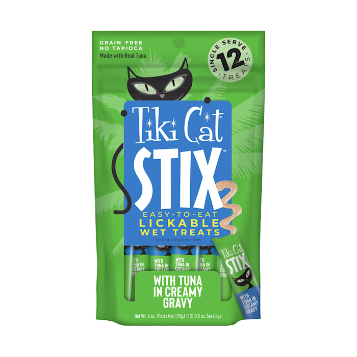 Tiki Cat Stix Tuna Mousse Treats, 0.5 oz., Count of 12