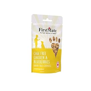 FirstMate Cage Free Chicken & Blueberries Dog Treats, Grain-Free, 10 lb Bulk Box