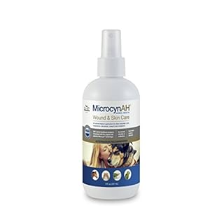 MicrocynAH Animal Health Wound & Skin Care Topical Spray, 8 oz