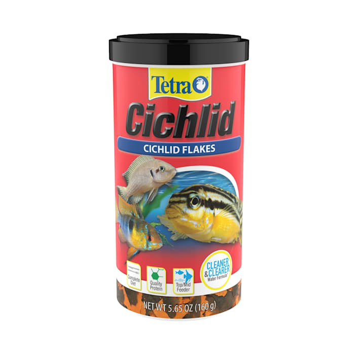 Tetra TetraCichlid Fish Food Flakes  5.65 oz