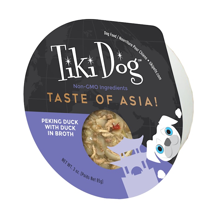 Tiki Dog Gourmet Taste of Asia Peking Duck in Broth Wet F...
