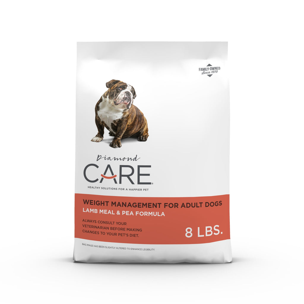 Diamond Care Adult Weight Management Formula Dry Dog Food, 8 lb Bag