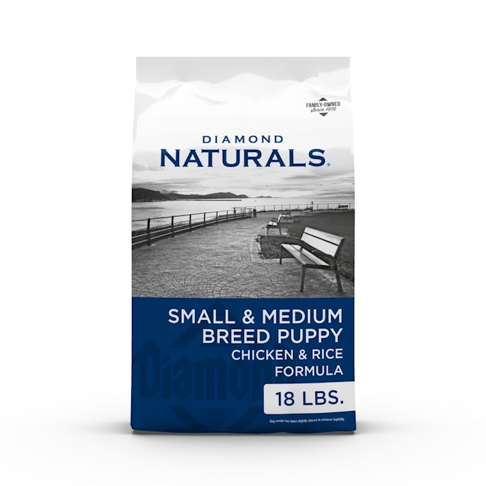 Diamond Naturals Small Breed Puppy Formula Dry Dog Food - Chicken & Rice - 18 lb Bag