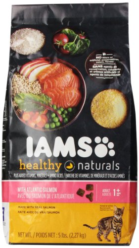 Iams Healthy Naturals Adult with Atlantic Salmon Dry Cat ...