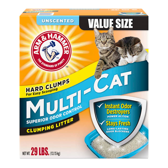 Arm & Hammer 718034 29 lbs Multi-Cat Unscented Litter
