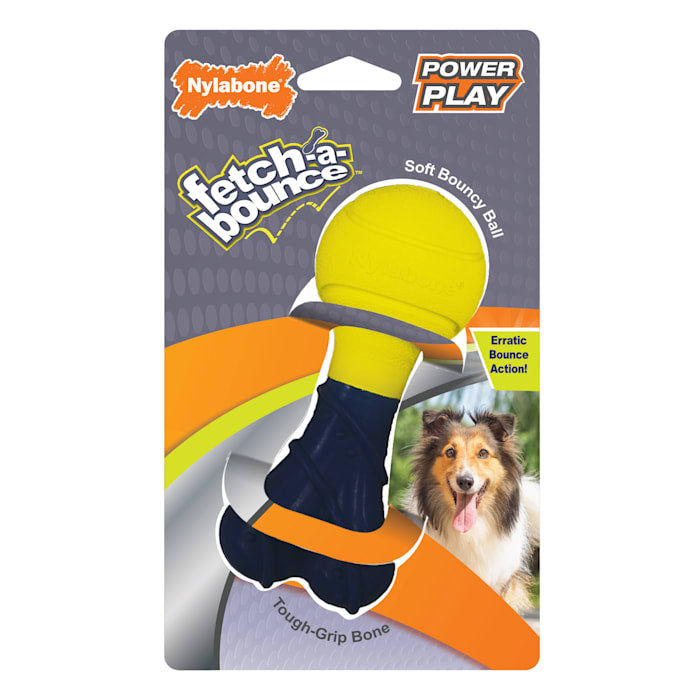 Nylabone Power Play Rubber Dog Toy Fetch-a-Bounce Small (...