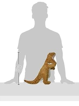 Mighty Dinosaur T-Rex Dog Toy - Durable Plush Squeaky Toy for Dogs