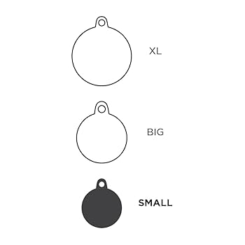 MyFamily Glam Heart Pet ID Tag - Black Rhinestone - Dog & Cat Tag