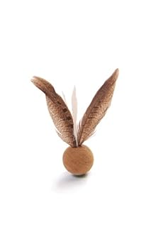 From The Field Oscar De La Bird Cat Toy - Natural Cork & Feathers