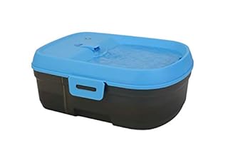 Dog H2O Cordless Water Fountain - 6L, Battery Operated, Blue
