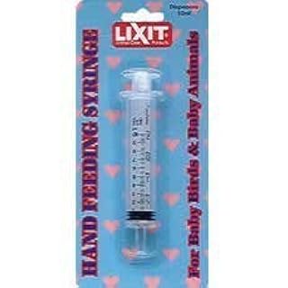 Lixit Hand Feeding Syringe - 10ml - For Baby Animals, Birds, Reptiles - Easy to Use