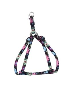 Coastal Li'l Pals Comfort Wrap Dog Harness - Wildflower - 3/8" x 8-14" - Adjustable Puppy Harness