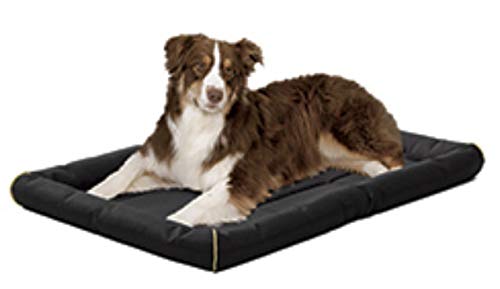 Midwest Quiet Time Maxx Ultra-Rugged Pet Bed - Black - 48 x 31 Inches - Durable Dog Bed
