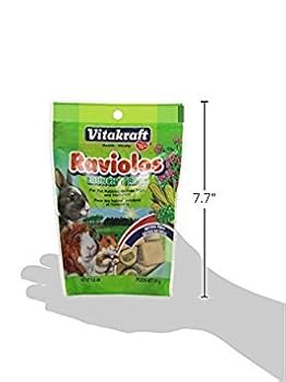 Vitakraft Raviolos Small Animal Treats - Crunchy Snacks for Rabbits, Guinea Pigs, Hamsters - 5 oz