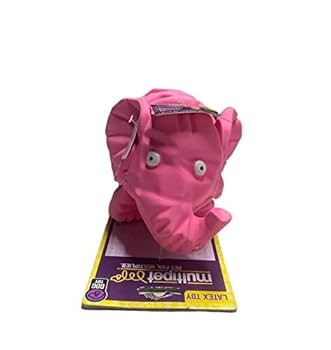 Multipet Origami Pals Dog Toy - Latex, Assorted Colors, 8 Inch, Squeaky Chew Toy for Small/Medium Dogs