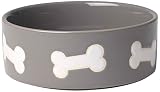Pet Rageous 3 Cup Dog Harbor Isolated Bones Bowl, 6", Sto...