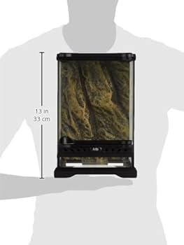 Exo Terra Glass Terrarium - Nano Tall - 8" x 8" x 12"